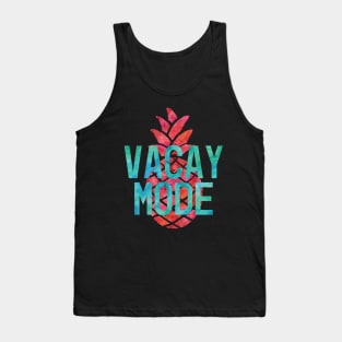 Vacay Mode | Tropical Pineapple | Summer Vibes Tank Top